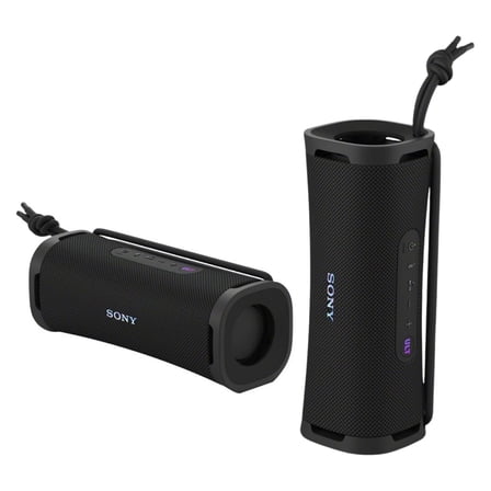 Sony ULT FIELD 1 Bluetooth Wireless Portable Speaker with Echo Canceling Technology (Black, 2-Pack) Bundle (2 Items)