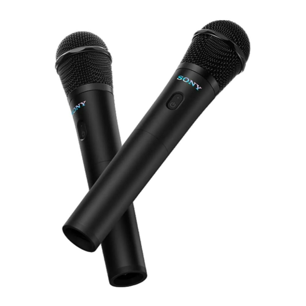 Sony ULT Mic Wireless Karaoke Microphone and Receiver with Duet Assist, 20-Hour Battery, Noise Reduction, and ULT Power Sound Speakers (Black)