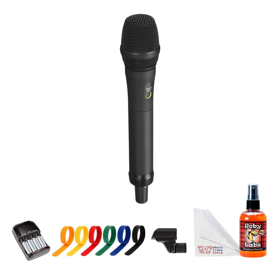 Sony UTX-M40 Wireless Handheld Cardioid Microphone Transmitter (UC14: 470542 MHz) | UWP-D Digital Audio, NFC Sync & Low-Noise Design | For Events & Broadcast + AA with Charger + Cable Ties + More