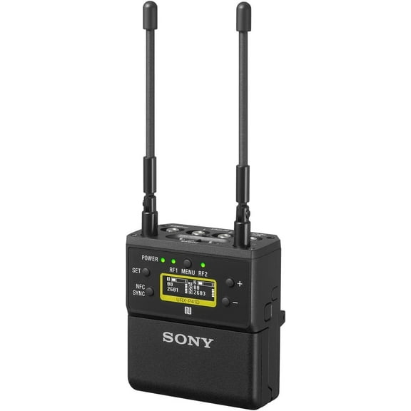 Sony URX-P41D Dual-Channel Camera-Mount Wireless Receiver, 25UC: 536.1 to 607.8MHz