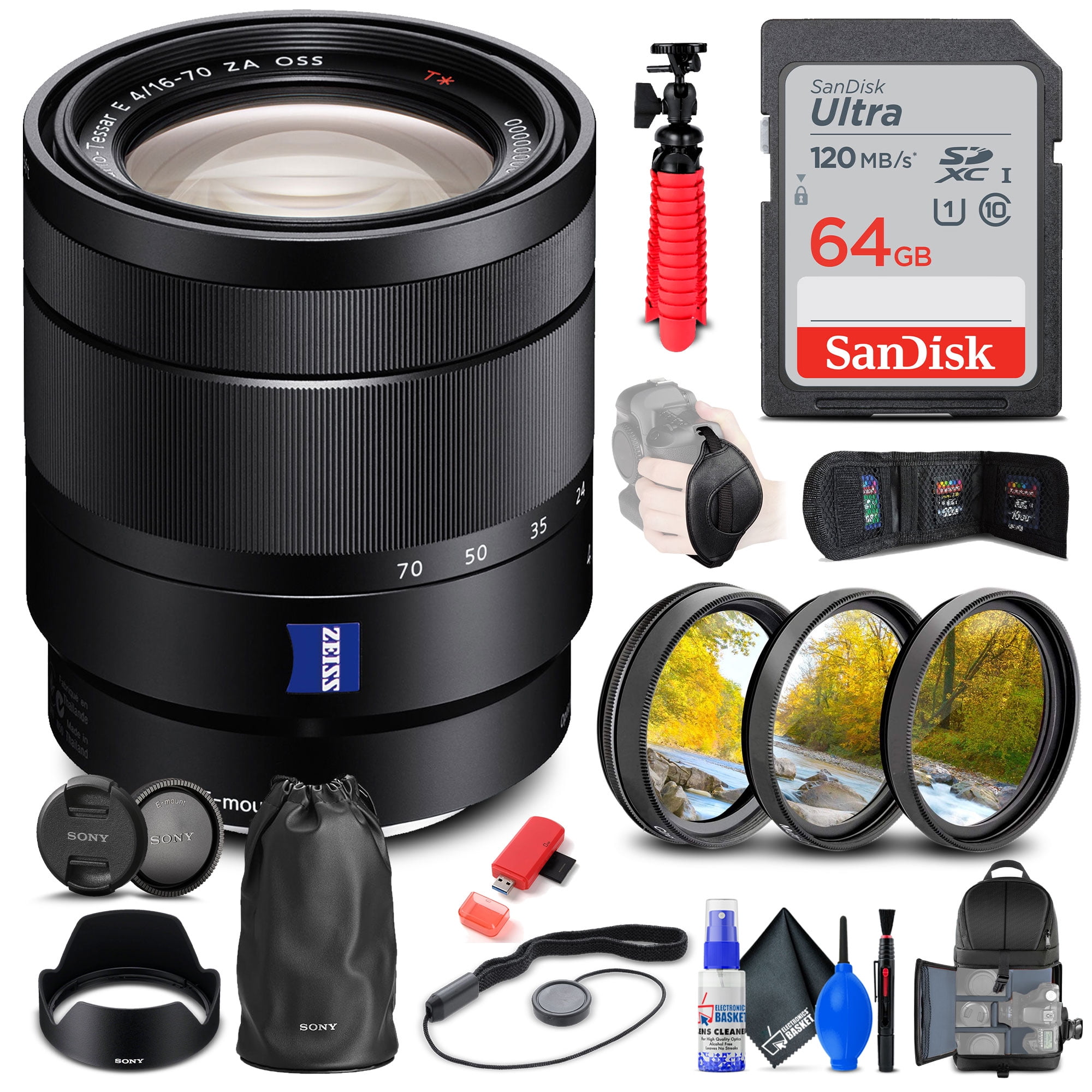 Sony a6400 Mirrorless Camera +16-70mm f/4 ZA OSS Lens +Flash- Kit