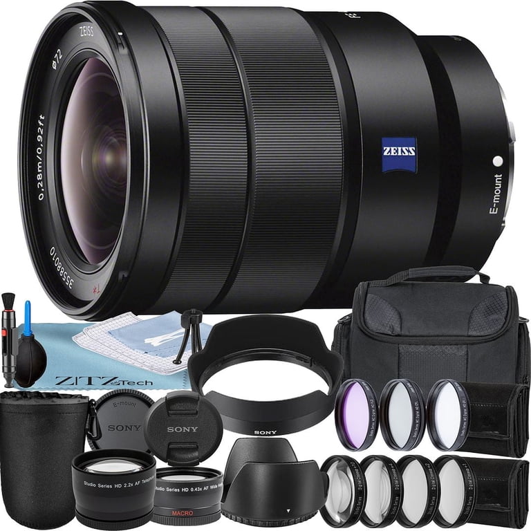 Sony Vario-Tessar T* FE 16-35mm f/4 ZA OSS Lens with Wideangle +