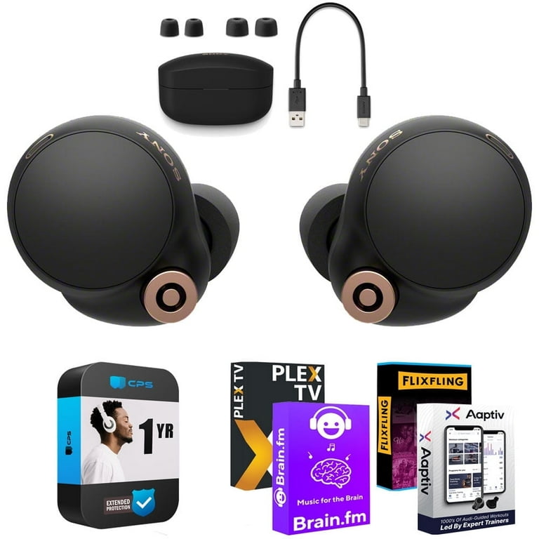 SONY WF-1000XM4 ブラック Amazon.com: Sony WF-1000XM4 Noise Canceling Wireless Earbud