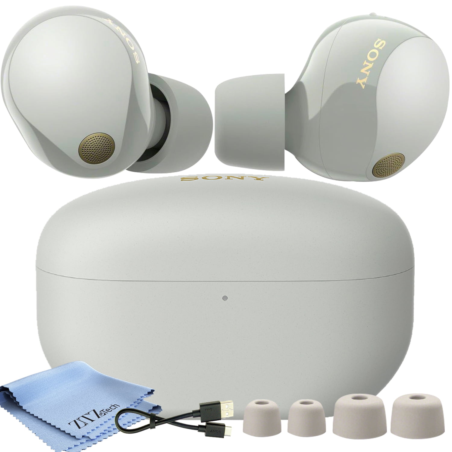 Sony-WF-1000XM5-Earbuds-Silver