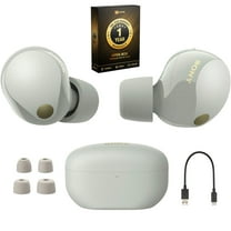 Open Box Sony WF-1000XM5 Industry Leading Noise Canceling Truly Wireless Earbuds (Silver) with 1 Year CPS Premium Warranty Pack