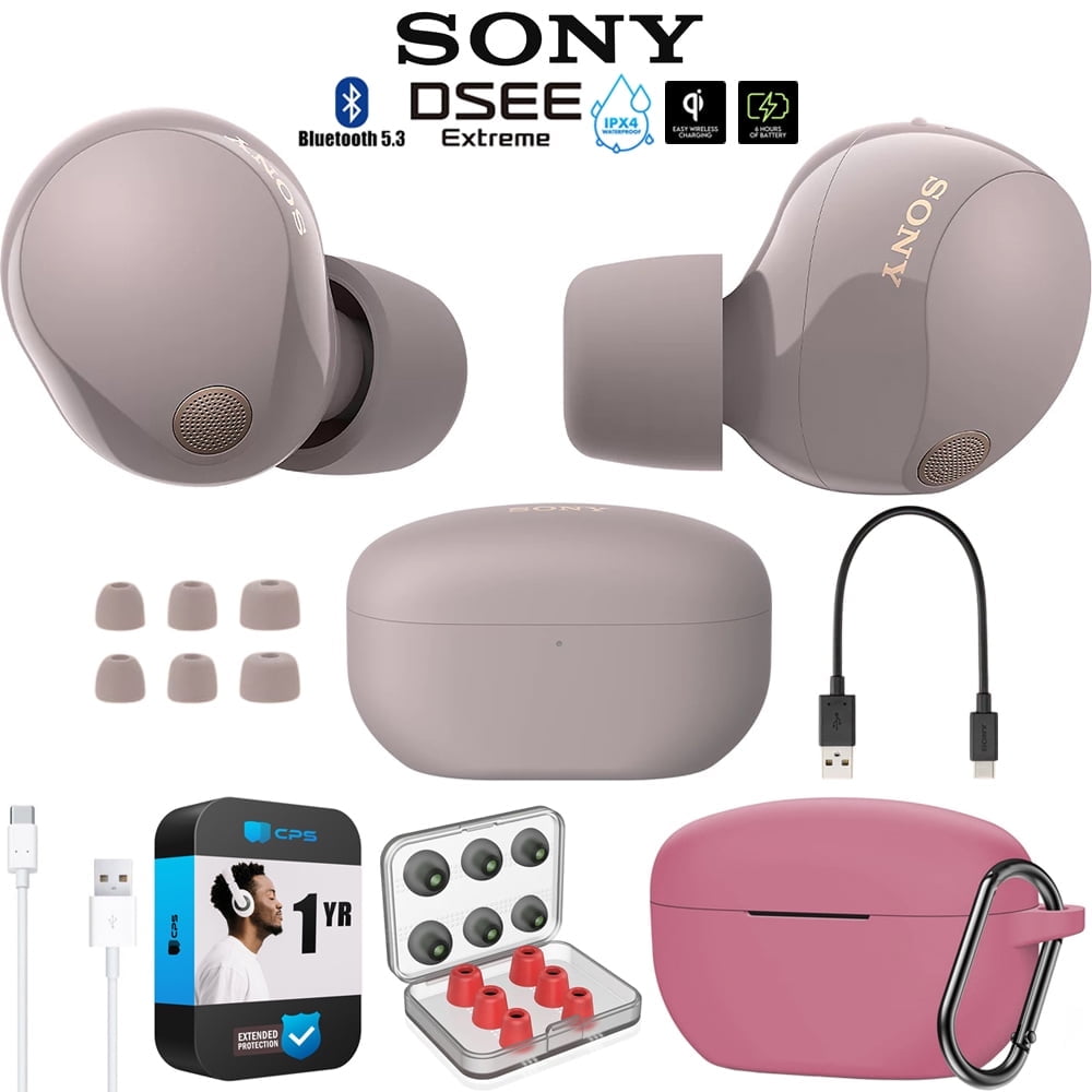 Sony Smoky Pink Earbuds Juhtmevabad Kõrvaklapid Sony WF-1000XM5