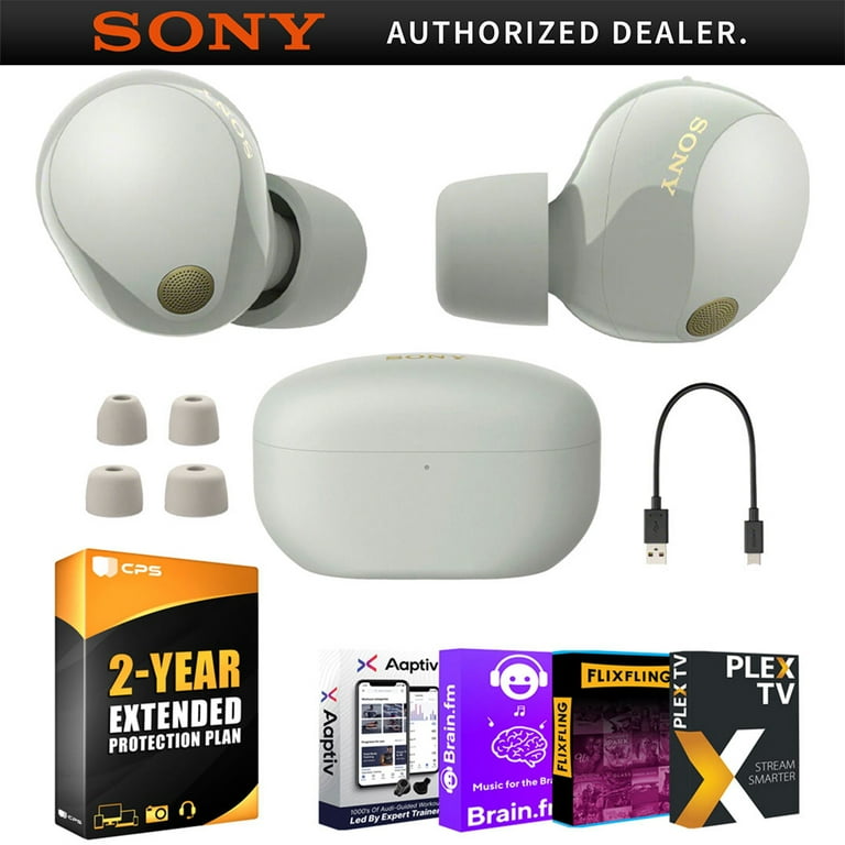 【返品送料無料】 Canceling Noise WF-1000XM5 Sony Wireless (Silver Earbuds イヤホン