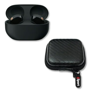 Sony WF-1000XM5 Wireless Noise Cancelling In-Ear Headphone Bundle with gSport Hardshell Case (Black)