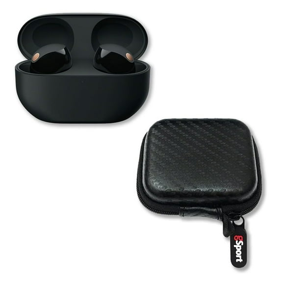 Sony WF-1000XM5 Wireless Noise Cancelling In-Ear Headphone Bundle with gSport Hardshell Case (Black)
