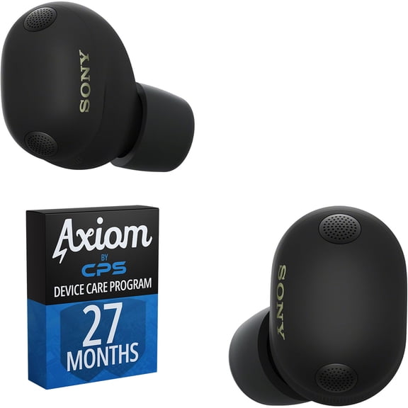 Sony WF-1000XM6 Noise Cancelling Bluetooth Earbuds Headphones - Black (2026) w 27-Month Axiom Device Care Program
