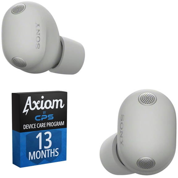 Sony WF-1000XM6 Noise Cancelling Bluetooth Earbuds Headphones - Silver (2026) w 13-Month Axiom Device Care Program