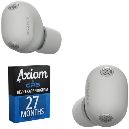 Sony WF-1000XM6 Noise Cancelling Bluetooth Earbuds Headphones - Silver (2026) w 27-Month Axiom Device Care Program