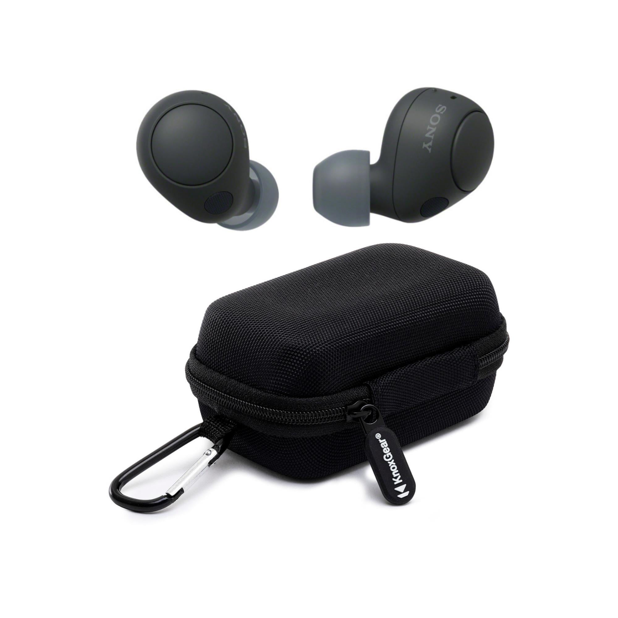 Sony WF-C700N Truly ANC Bluetooth Earbuds With Mic (Black) with Case Bundle  