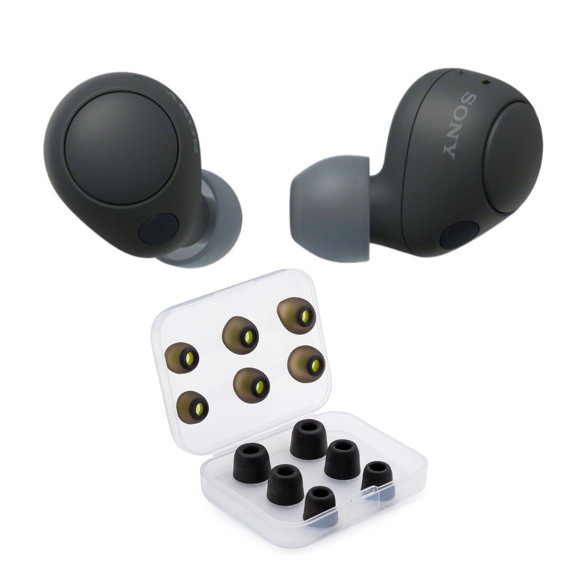 Sony WF-C700N Truly ANC Bluetooth Earbuds with Mic (Black) Bundle