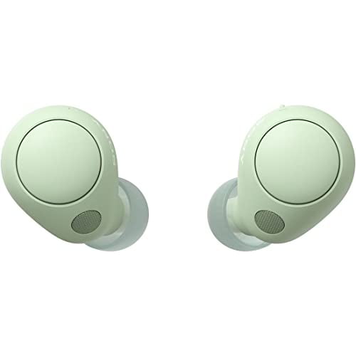 Sony WF-C700N Wireless Earphones noise canceling/ Lightweight and compact  design/ Sound quality upscaling function/ Up to 7.5 hours of continuous  music play/ IPX4 splash resistance Green WF-C700N GZ 