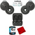 thumbnail image 1 of Sony WFL900/H LinkBuds Truly Wireless Earbuds Headphones w/ Alexa Built-in, Gray Bundle with Deco Photo Microfiber Cleaning Cloth and 1 YR CPS Enhanced Protection Pack, 1 of 12