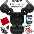thumbnail image 1 of Sony WFL910/B LinkBuds Open Truly Wireless Earbud Headphones with Mic Black Bundle with 6 Pairs of In-Ear Earbud Tips, Converter Adapter, Cleaning Cloth and 1 YR CPS Enhanced Protection Pack, 1 of 12