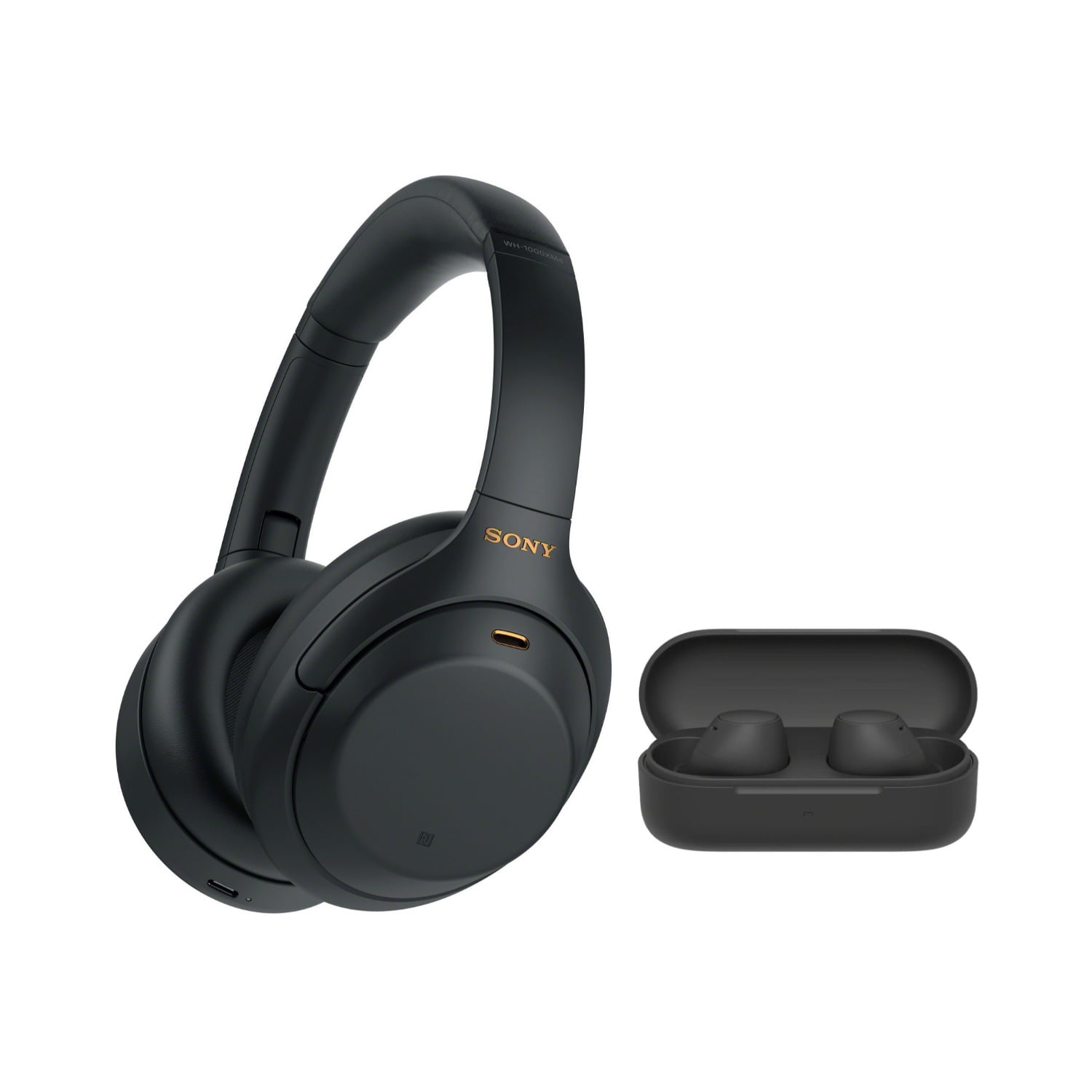 SONY ワイヤレスヘッドホン ブラックwh-1000xm4 Sony WH-1000XM4 MIC Bluetooth Noise Canceling Over-Ear