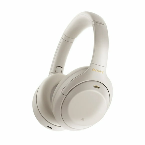 Sony WH-1000XM4 Wireless Noise Canceling Over-the-Ear Headphones with Google Assistant - Silver