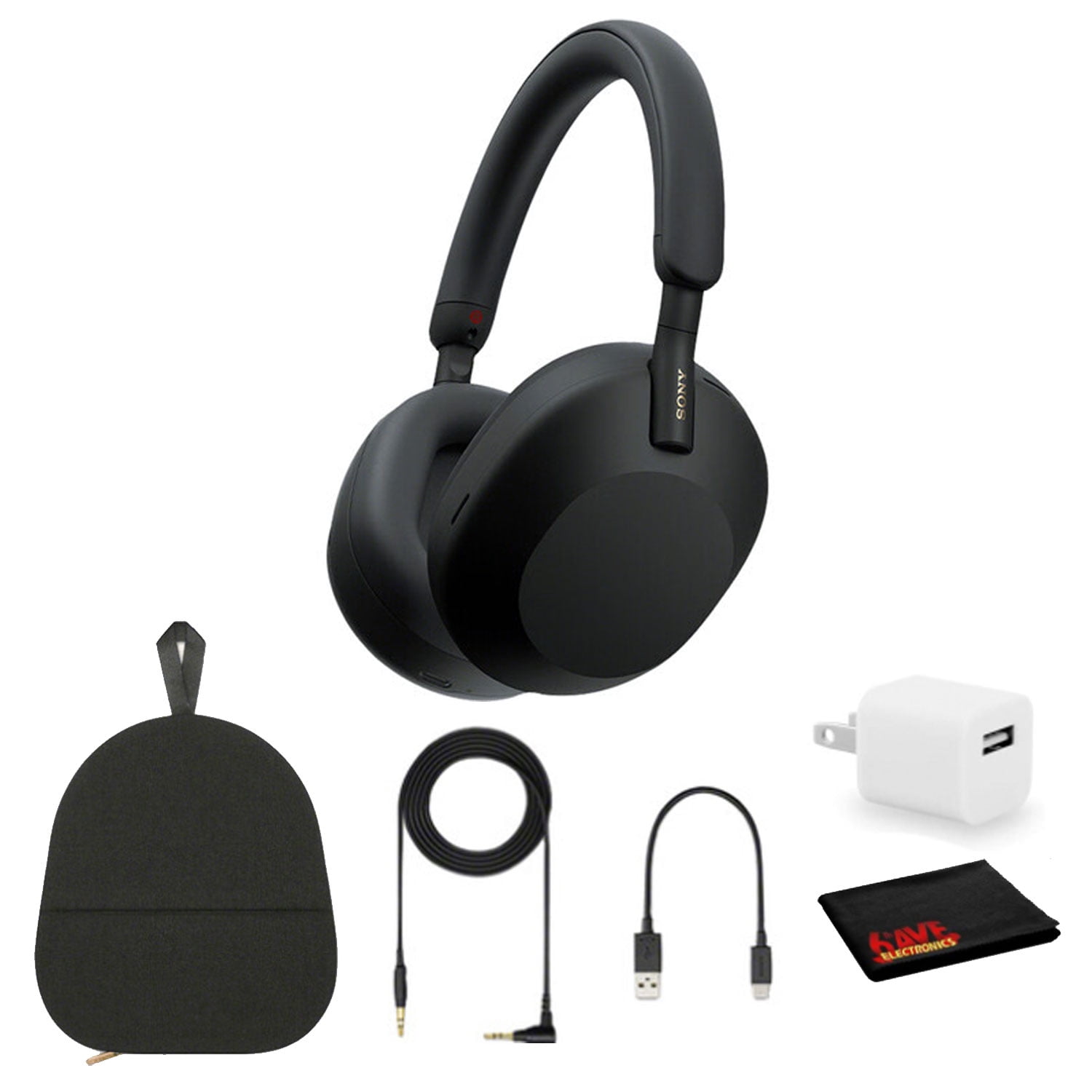Sony WH-1000XM5 Noise-Canceling Bluetooth Headphones, 30Hrs