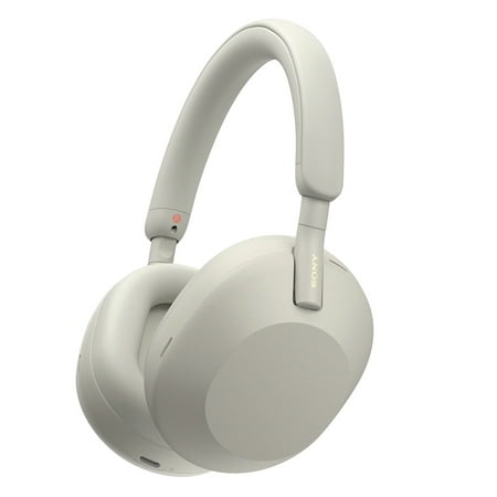 Sony WH-1000XM5 Wireless Industry Leading Noise Canceling Headphones, Silver