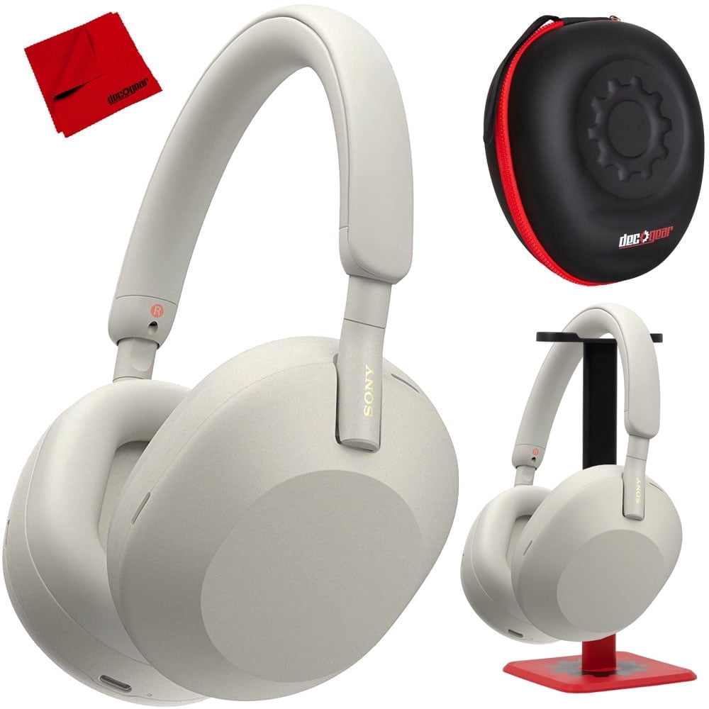 小物 Sony WH-1000XM5 Silver Sony WH-1000XM5 Wireless Bluetooth Noise Canceling Headphones with