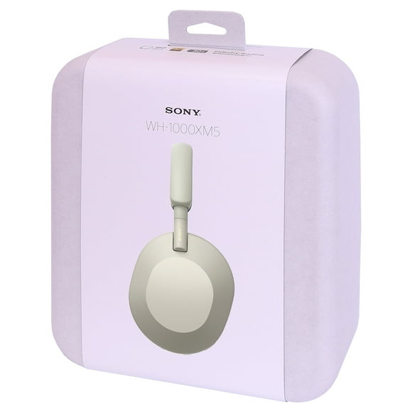 Sony WH-1000XM5 Wireless Noise-Canceling Over-Ear Headphones Silver - International Version
