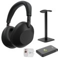 thumbnail image 1 of Sony WH-1000XM6 Wireless Noise Canceling Closed Back Over-Ear Headphones, Black+ Power Bank + 20W 2-Port USB Wall Charger, 1 of 9