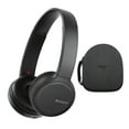 thumbnail image 1 of Sony WH-CH520 Wireless On-Ear Headphones (Black) Bundle with Hardshell Case, 1 of 10