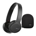 thumbnail image 1 of Sony WH-CH520 Wireless On-Ear Headphones (Black) Bundle with Hardshell Case, 1 of 8