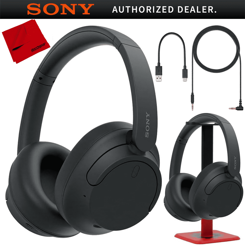 Sony WH-CH720N/B Wireless Noise Cancelling Headphones, Bundle with