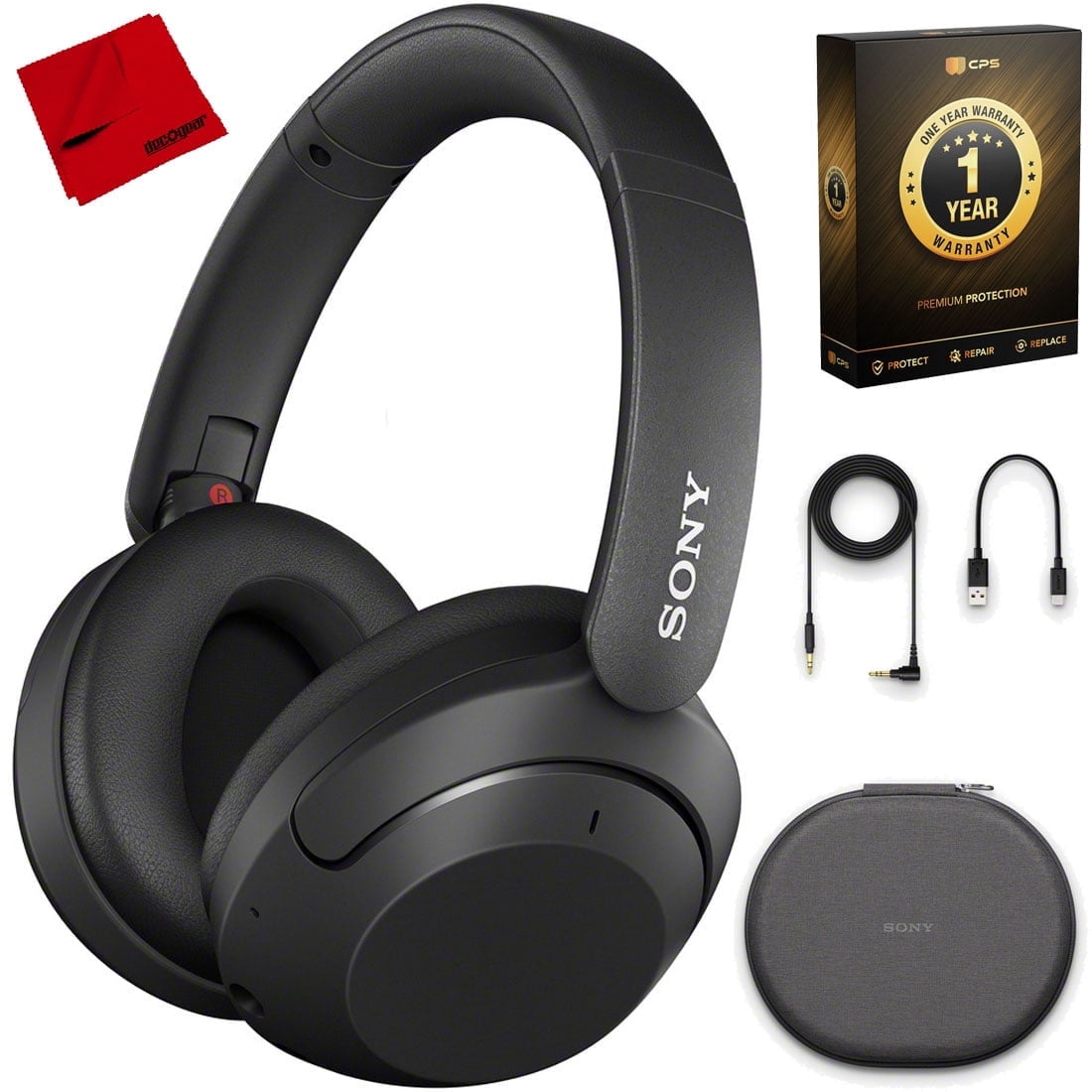 【美品】SONY WH-XB910N Sony WH-XB910N Wireless Over-Ear Noise Cancelling Headphones, 1