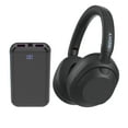 thumbnail image 1 of Sony WHULT900N-B ULT Noise Cancelling Headphones (Black) Bundle with Energy Core LCD 20 Watt PD 10000mAh Battery Ultra Pack (2 Items), 1 of 7