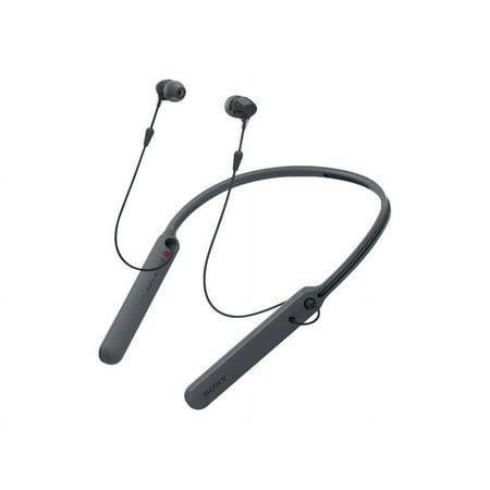 Sony - C400 Wireless Behind-the-Neck In Ear Headphones - Black