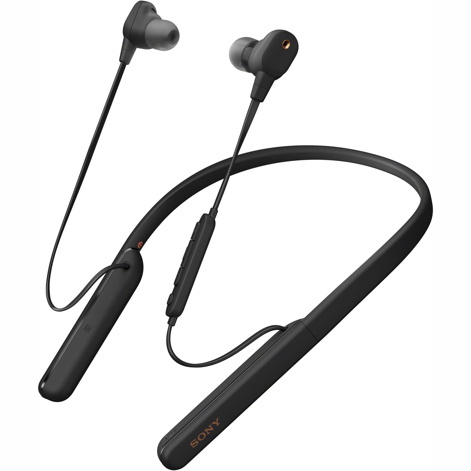 Sony WI1000XM2/B Premium Noise Cancelling Wireless Behind-Neck In Ear  Headphones (Black)