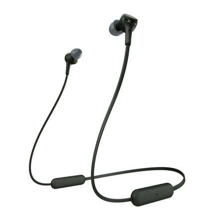 Sony WIXB400/B Wireless In-ear EXTRA BASS Headphones with mic- Black