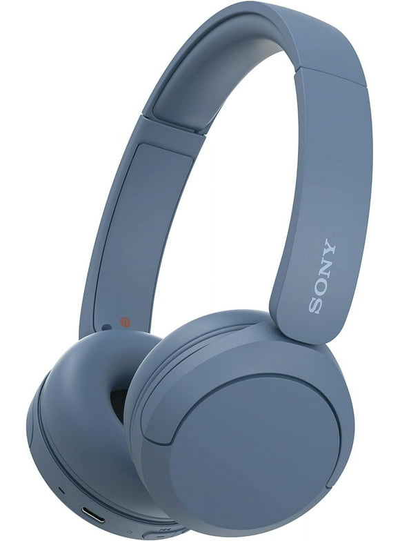 Sony Wireless Bluetooth Headphones On-Ear for Running WH-CH520L Blue
