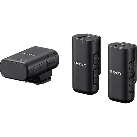 Sony - ECMW3 Dual-channel Wireless Omnidirectional Microphone - Black