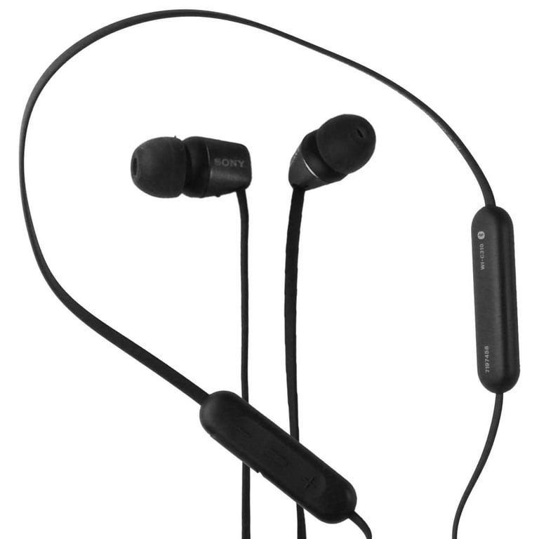 Sony Wireless in Ear Headset Headphones with Mic Black WI C310 B Used Walmart