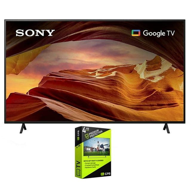 Sony X77L 43 Inch 4K HDR LED Smart TV with Google TV 2023 with 4 Year