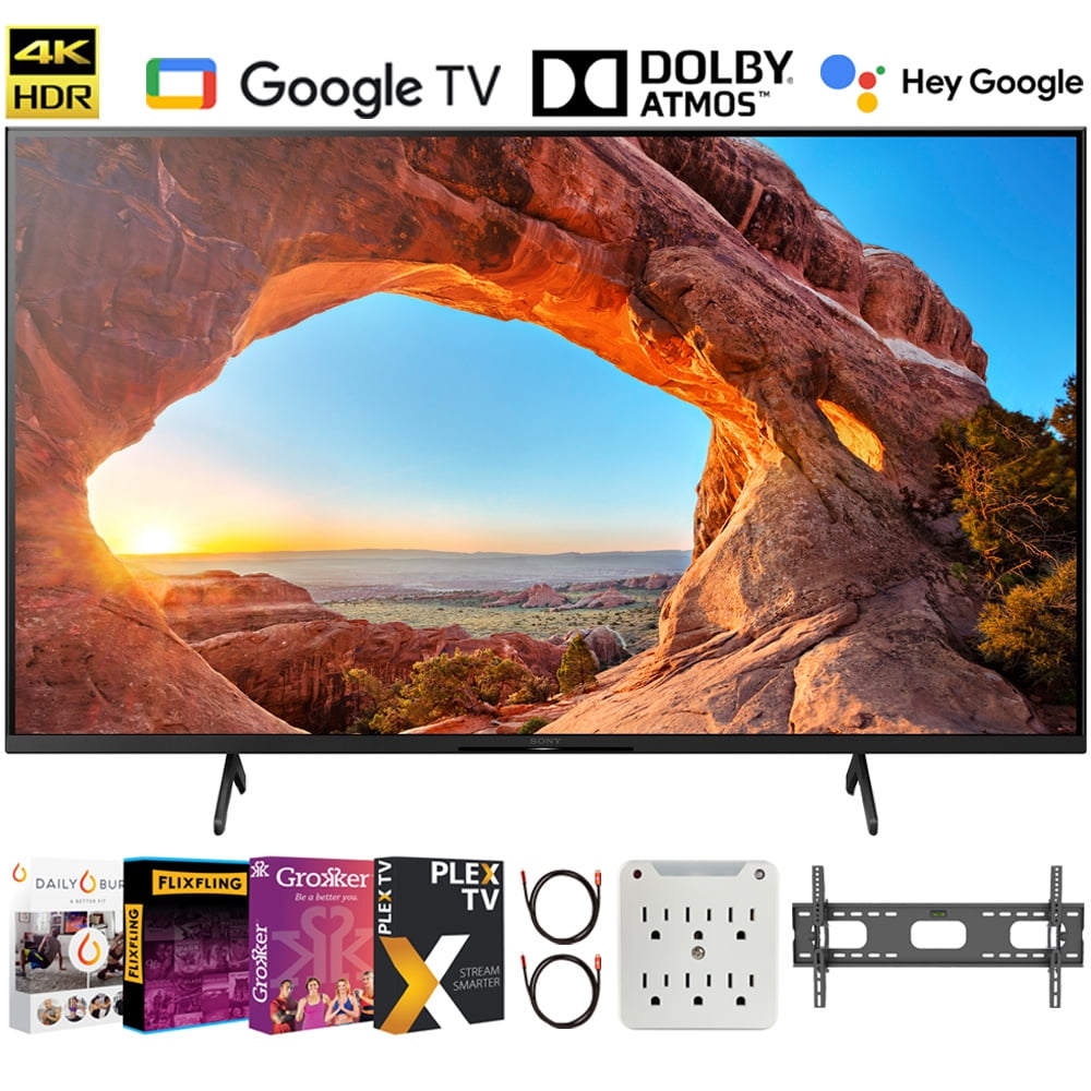 Sony X85J 85 Inch 4K Ultra HD LED Smart TV (2021) Bundle with Complete ...