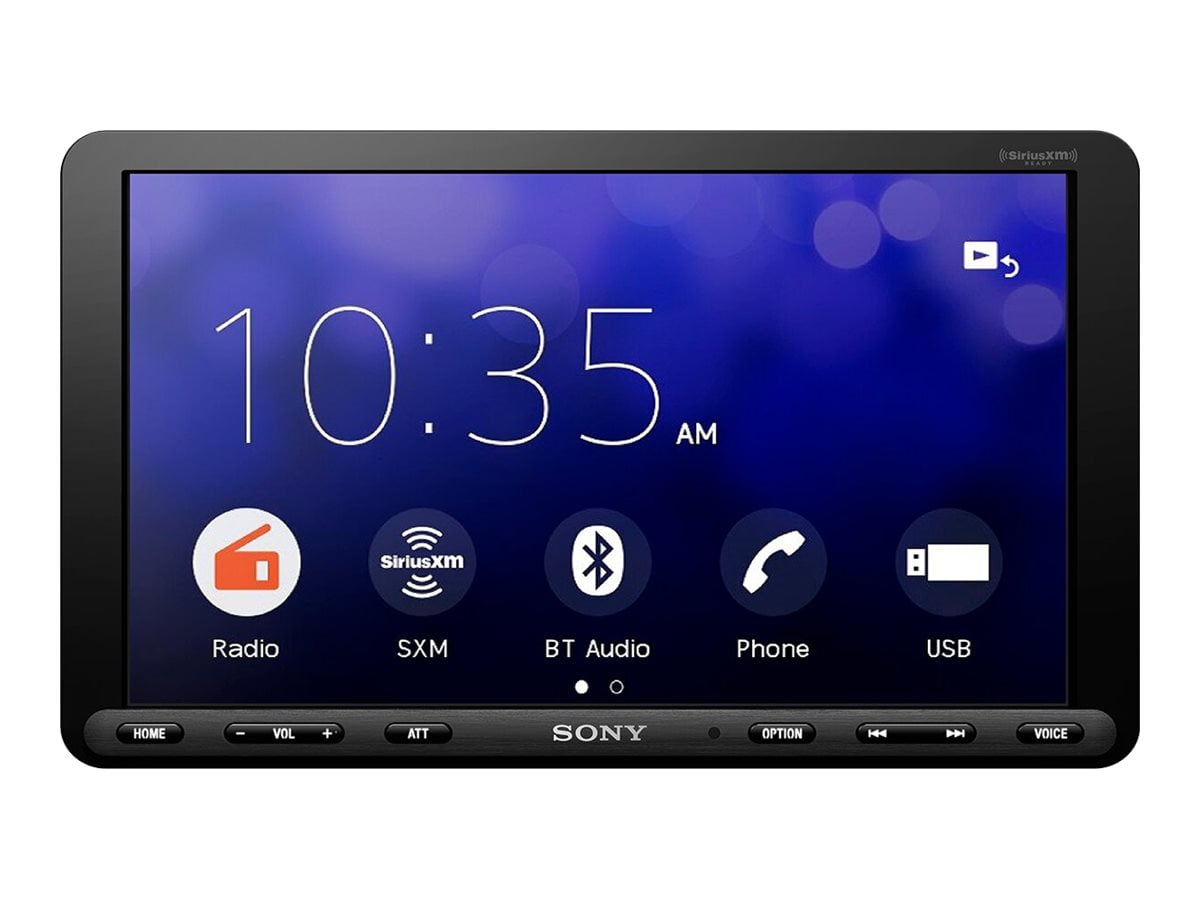 Sony XAV-AX8000 - Digital receiver - display - 8.95" - touch screen - in-dash unit - Single-DIN - 55 Watts x 4
