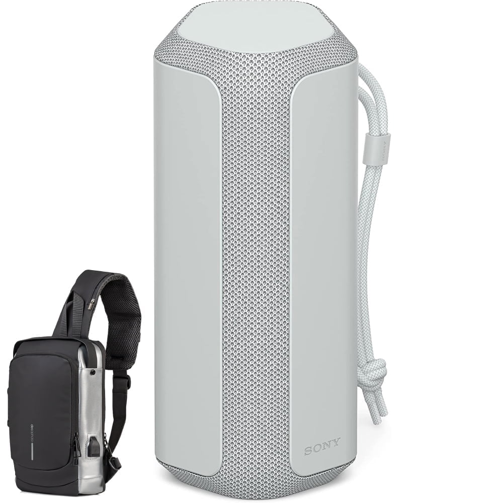 Sony XE200 X-Series Portable Wireless Speaker Gray + Deco Essential ...
