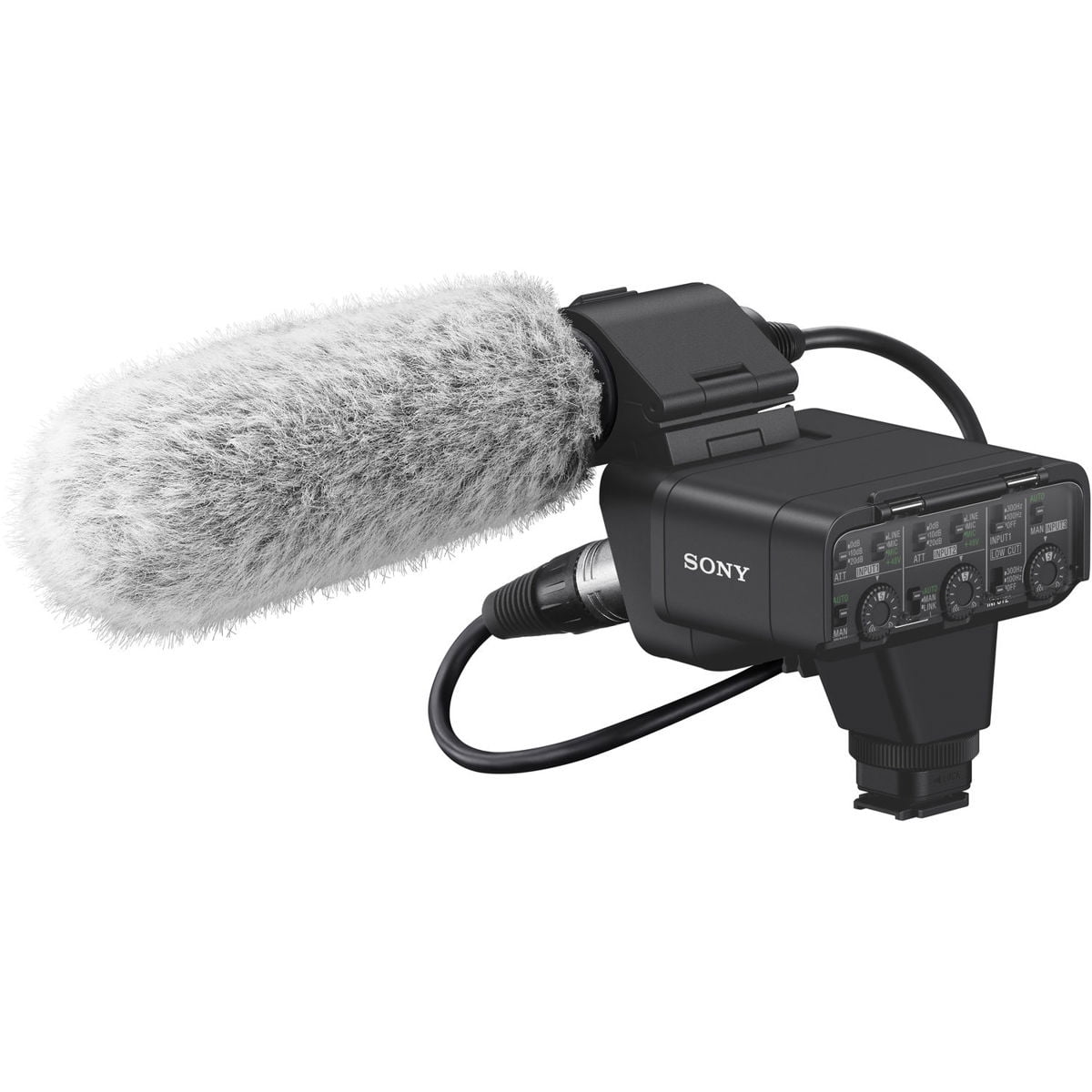 Sony XLR-K3M Dual-Channel XLR Adapter Kit with Super-Directional Shotgun Microphone