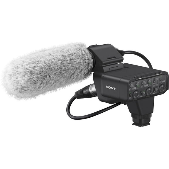 Sony XLR-K3M Dual-Channel XLR Adapter Kit with Super-Directional Shotgun Microphone