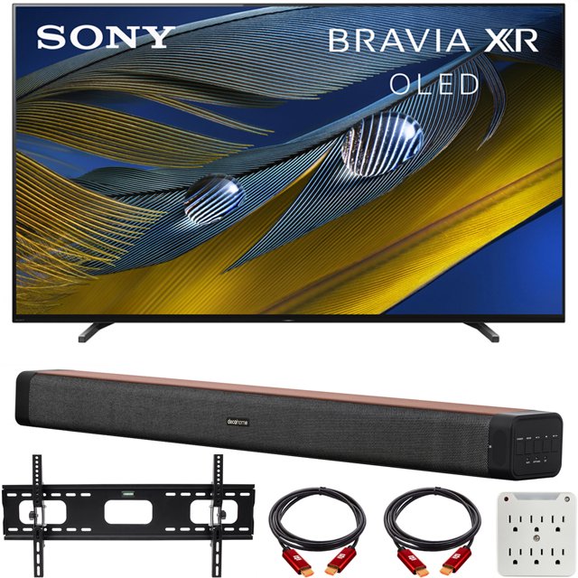 Sony XR55A80J 55inch A80J 4K OLED Smart TV (2021 Model) Bundle with