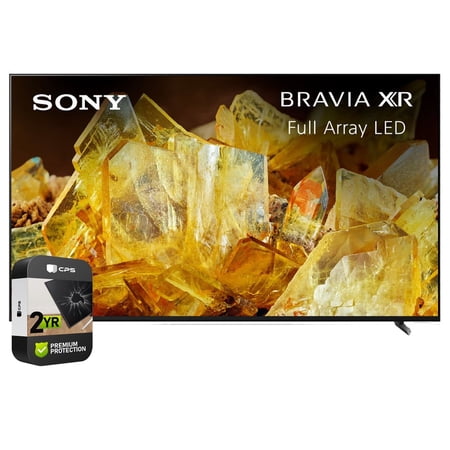 Sony XR55X90L Bravia XR 55 inch X90L 4K HDR Full Array LED Smart TV 2023 Model Bundle with 2 YR CPS Enhanced Protection Pack