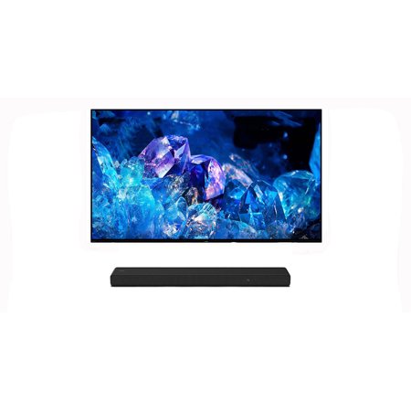 Sony XR65A80K 65" 4K Bravia XR OLED High Definition Resolution Smart TV with a Sony HT-A3000 3.1Ch Soundbar with Built-In Subwoofer and DTS Virtual:X (2022)