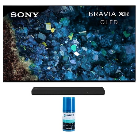 Sony XR65A80L 65 Inch 4K HDR OLED Smart Google TV with PS5 Features with a Sony HT-A3000 3.1Ch Soundbar with Built-In Subwoofer and DTS Virtual:X and Walts HDTV Screen Cleaner Kit (2023)