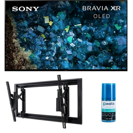 Sony XR65A80L 65 Inch 4K HDR OLED Smart Google TV with PS5 Features with a Sanus VLT7-B2 42 Inch-90 Inch Large Advanced Tilt 4D TV Wall Mount and Walts HDTV Screen Cleaner Kit (2023)